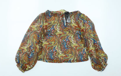 Womens UK Size XS Chemistry Multicoloured Basic Blouse