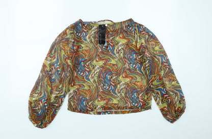 Womens UK Size XS Chemistry Multicoloured Basic Blouse