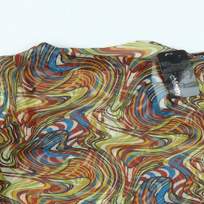 Womens UK Size XS Chemistry Multicoloured Basic Blouse