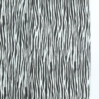 Quiz Womens Multicoloured Geometric Cotton Straight Jeans Size 12 L27 in Regular Zip