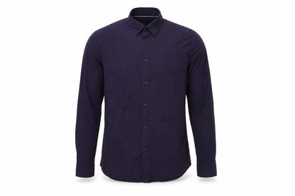 Mens UK Size M Marks and Spencer Purple  Button-Up Long Sleeve Casual Shirt