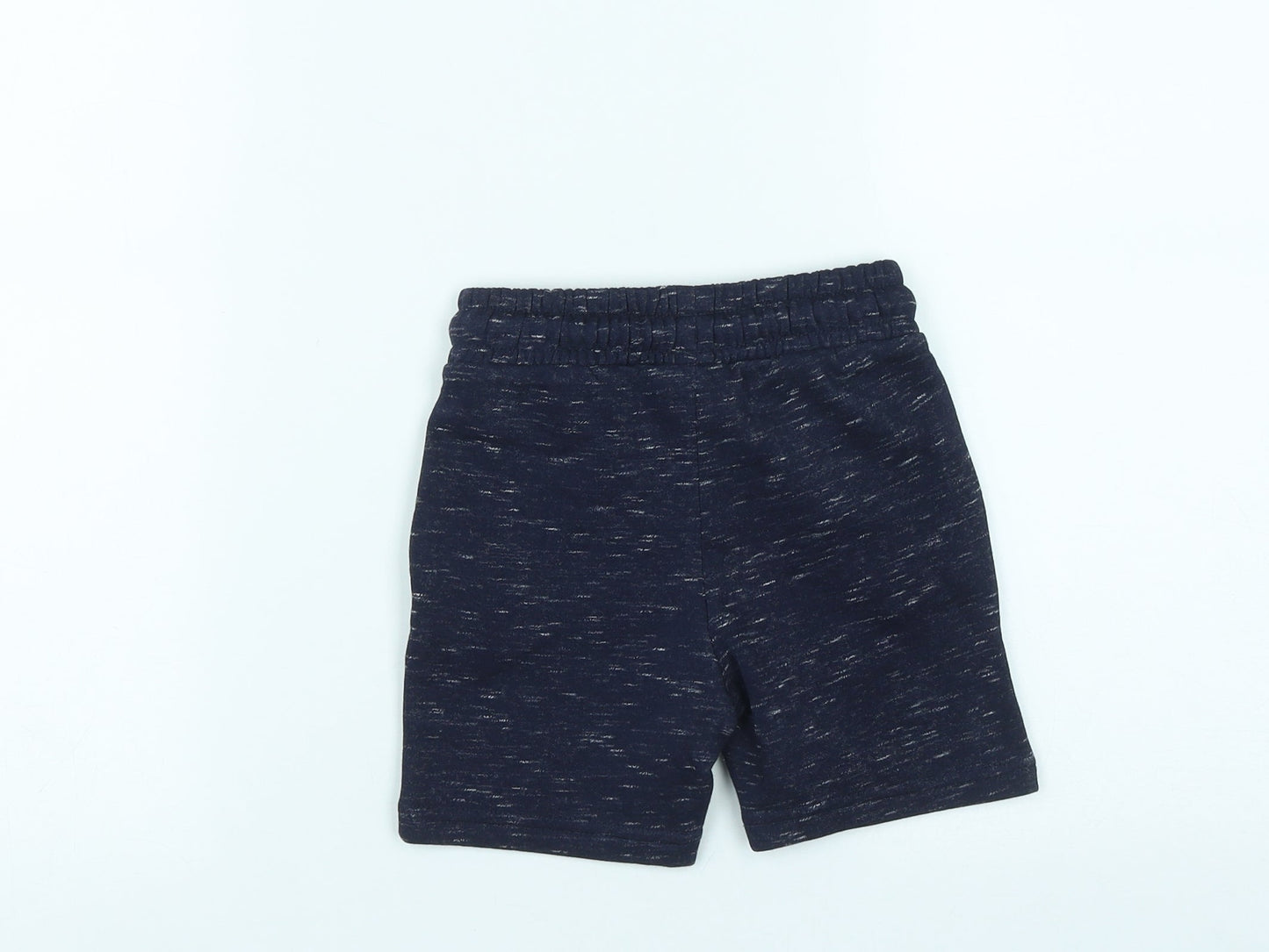 F&F  Boys Blue  Cotton Cropped Trousers Size 18-24 Months  Drawstring - Jurassic World
