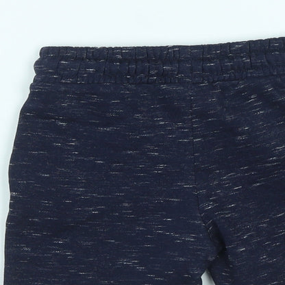 F&F  Boys Blue  Cotton Cropped Trousers Size 18-24 Months  Drawstring - Jurassic World