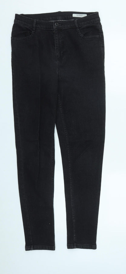 Womens UK Size 10 Marks and Spencer Regular Fit Skinny Black Jeans