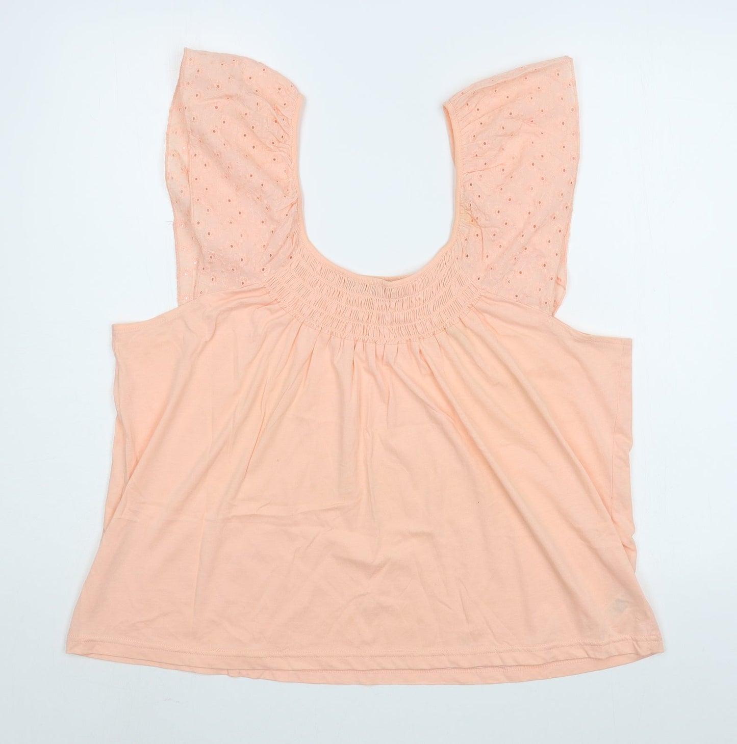 Womens UK Size L Dunnes Stores Pink Basic Blouse