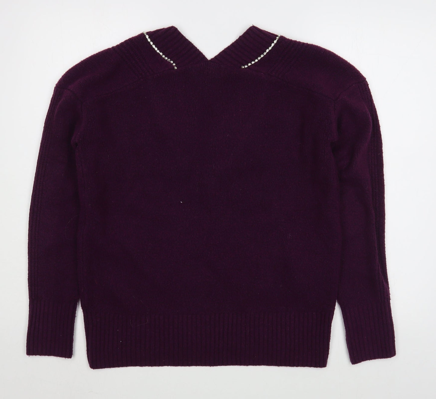 Womens UK Size S NEXT Purple Pullover Jumper