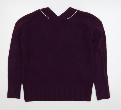 Womens UK Size S NEXT Purple Pullover Jumper