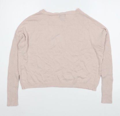 Womens UK Size L Cashel Pink Pullover Jumper