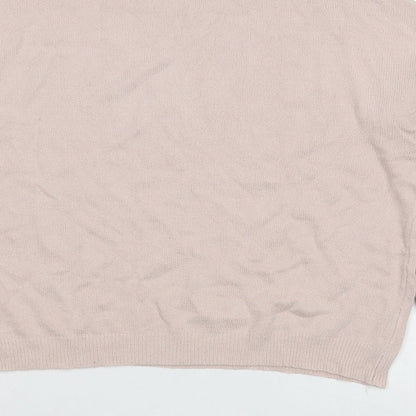 Womens UK Size L Cashel Pink Pullover Jumper