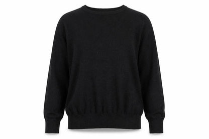 Dunnes Stores Womens Black Crew Neck  Viscose Pullover Jumper Size S