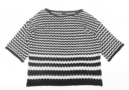 Womens UK Size 10 River Island White Pullover Jumper