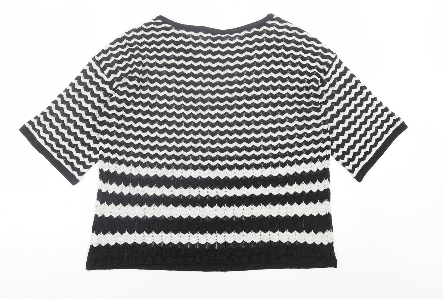 Womens UK Size 10 River Island White Pullover Jumper
