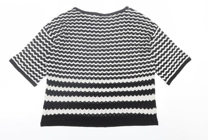 Womens UK Size 10 River Island White Pullover Jumper