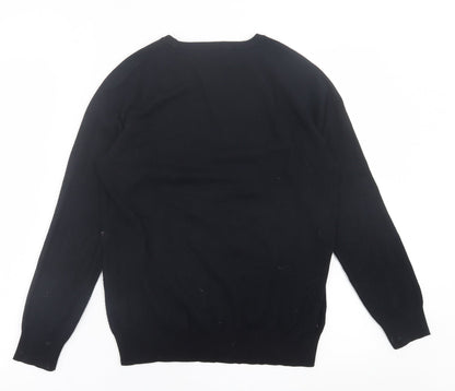 Womens UK Size M Dunnes Stores Black Pullover Jumper
