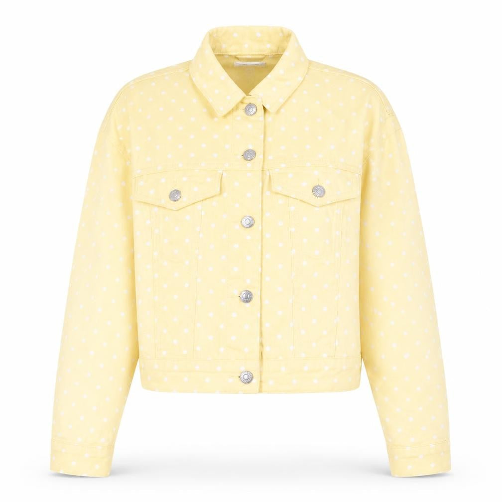 Womens UK Size 8 Topshop Yellow Jacket