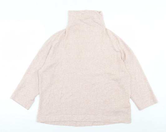 Womens UK Size L Stradivarius Pink Pullover Jumper