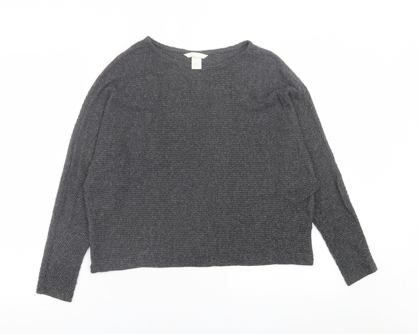 Womens UK Size XS H&M Grey Pullover Jumper