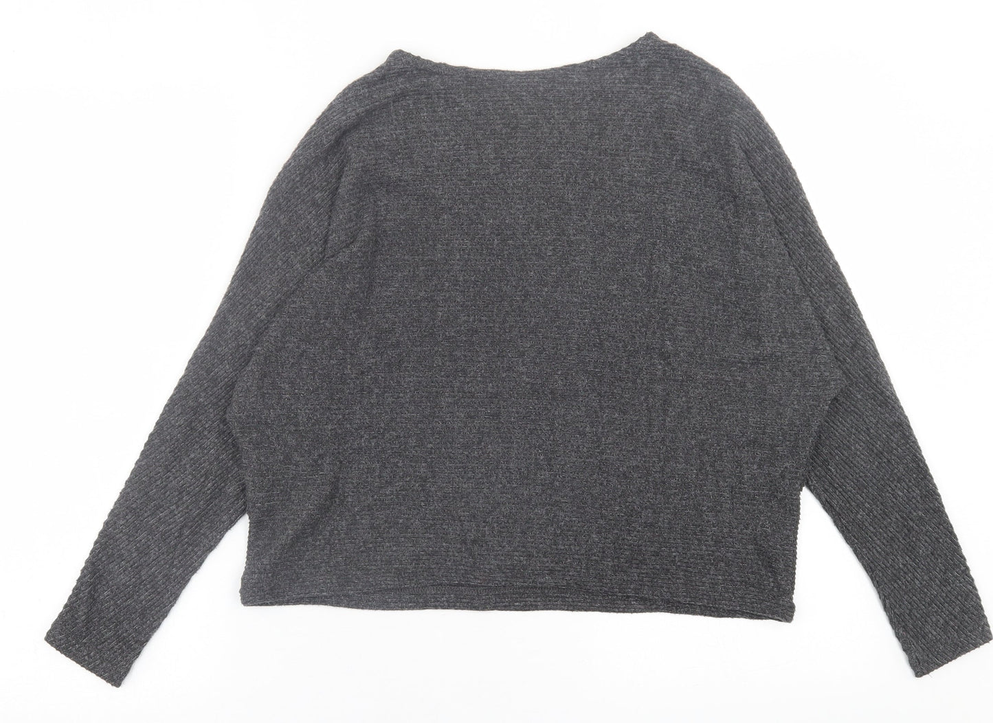 Womens UK Size XS H&M Grey Pullover Jumper