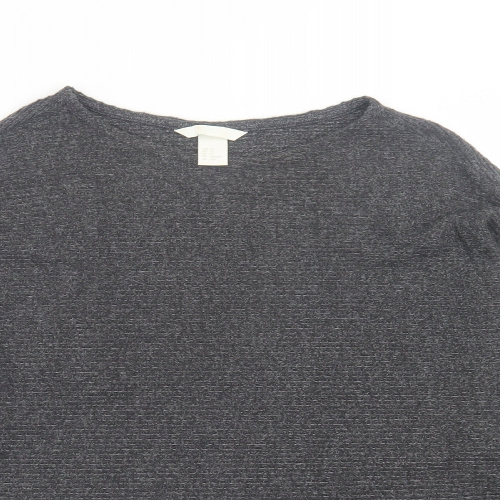 Womens UK Size XS H&M Grey Pullover Jumper