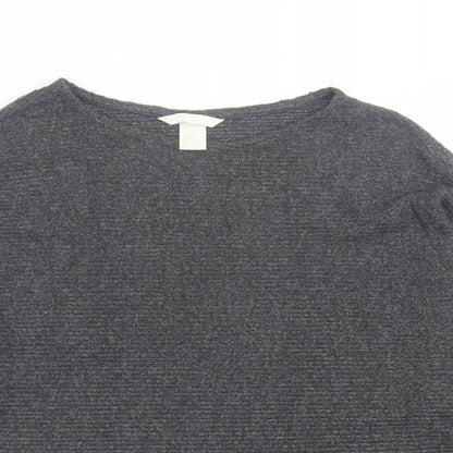Womens UK Size XS H&M Grey Pullover Jumper