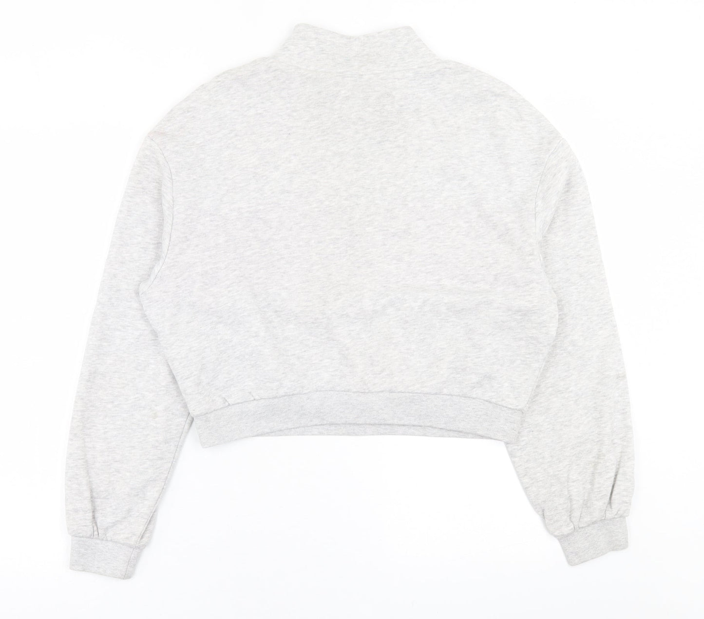 H&M Womens Grey  Cotton Pullover Sweatshirt Size S  Zip - California