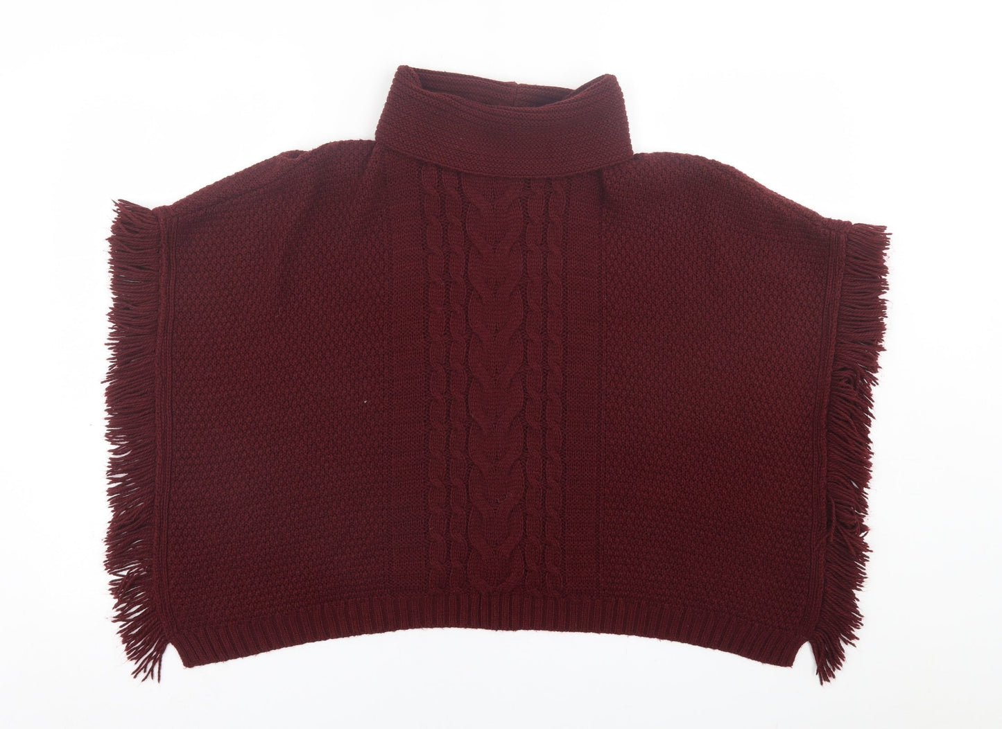 Womens UK Size One Size NEXT Purple Cape Jumper