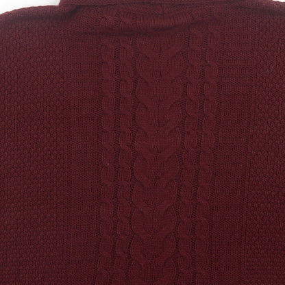 Womens UK Size One Size NEXT Purple Cape Jumper