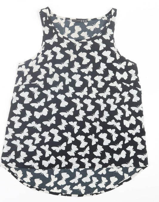 Womens UK Size 10 Atmosphere Black Basic Tank