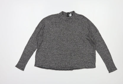 Womens UK Size S H&M Grey Pullover Jumper