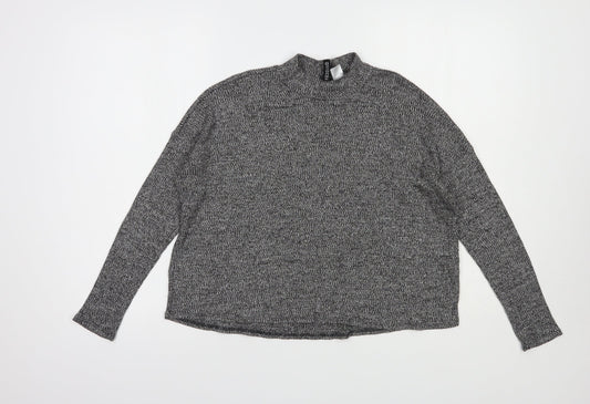 Womens UK Size S H&M Grey Pullover Jumper