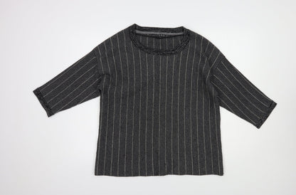 Womens UK Size 12 Atmosphere Grey Pullover Jumper