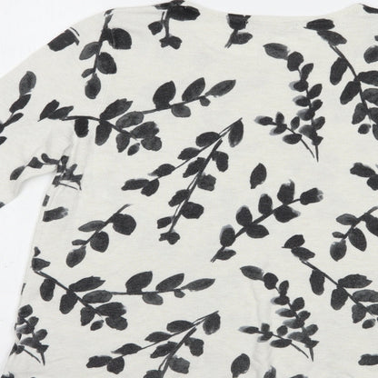 Womens UK Size 12 Marks and Spencer White Pullover Jumper