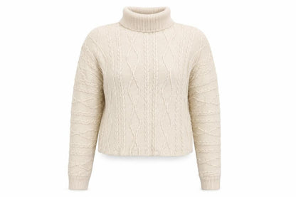 Womens UK Size 6 F&F Beige Pullover Jumper
