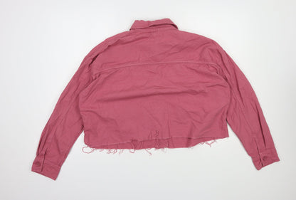 Womens UK Size M Topshop Pink Jacket
