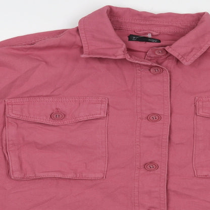 Womens UK Size M Topshop Pink Jacket