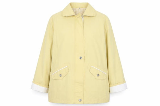 Womens UK Size 10 Berketex Yellow Pea Coat