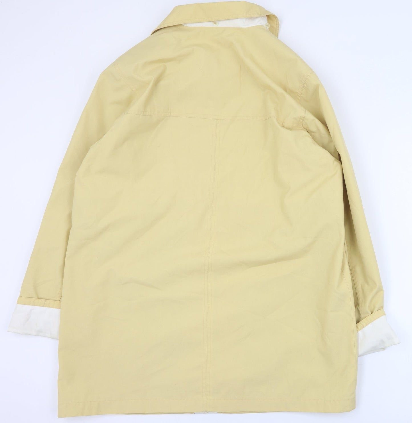 Womens UK Size 10 Berketex Yellow Pea Coat