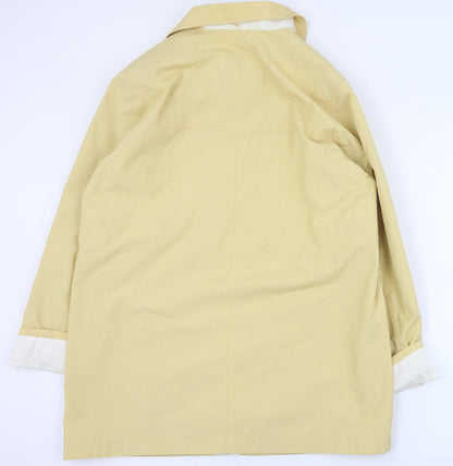 Womens UK Size 10 Berketex Yellow Pea Coat