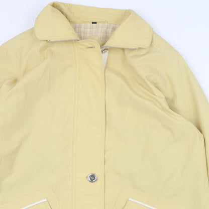 Womens UK Size 10 Berketex Yellow Pea Coat
