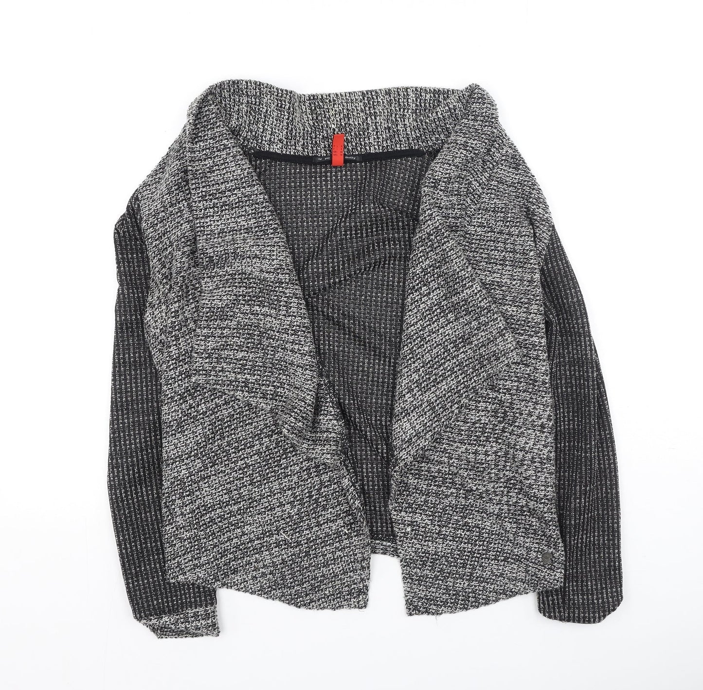 Womens UK Size M Preworn Grey Cardigan Jumper