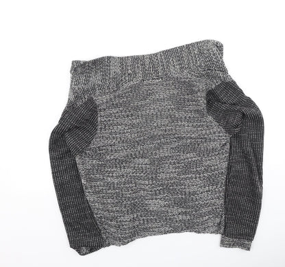 Womens UK Size M Preworn Grey Cardigan Jumper