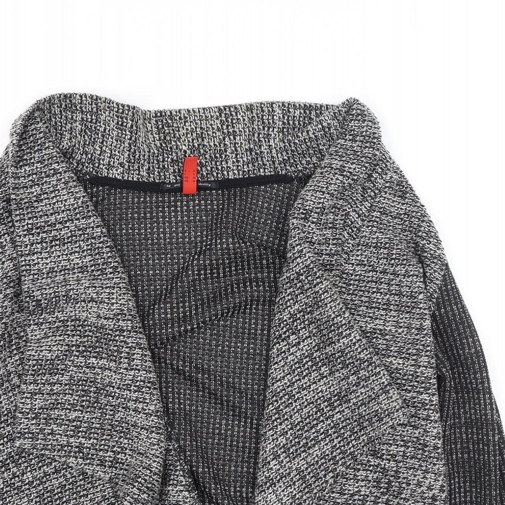 Womens UK Size M Preworn Grey Cardigan Jumper