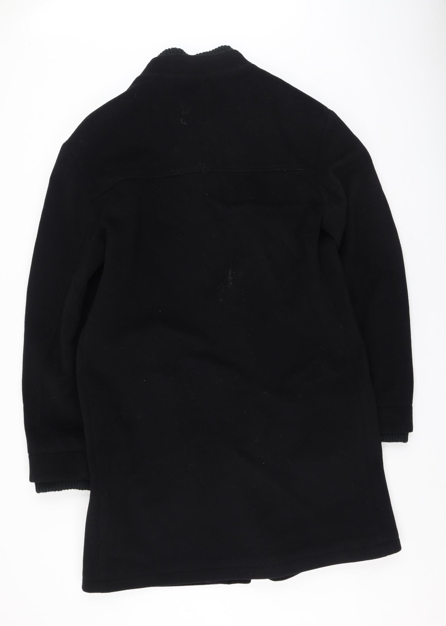 Jeffrey Banks Womens Black   Trench Coat Coatigan Size M