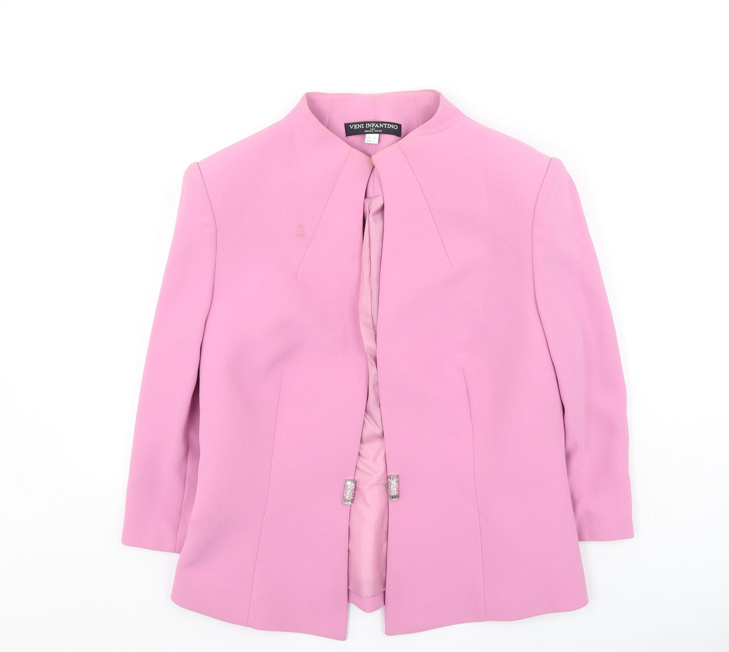 Venini Womens Pink   Jacket Poncho Size 10