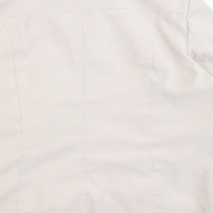 Womens UK Size 18 Bonmarché Beige Full Zip Jumper