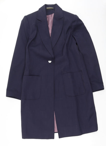Kit Womens Blue  Polyester Fit & Flare  Size 12  V-Neck