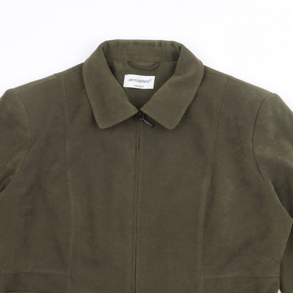 Atmosphere Womens Green   Jacket  Size 14  Zip