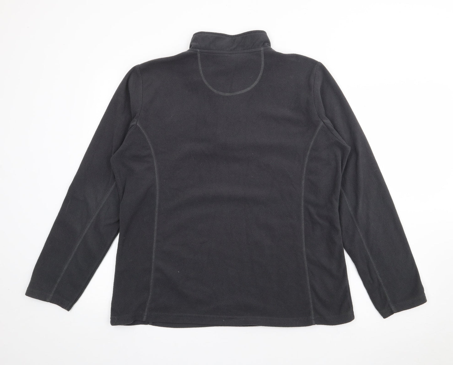 Crane Womens Grey High Neck  Polyester Pullover Jumper Size 16