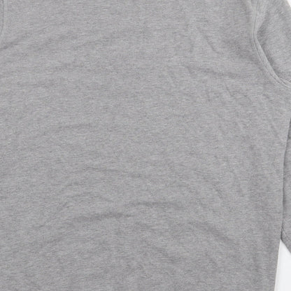 Vintage Cloth Mens Grey  Cotton Pullover Sweatshirt Size L
