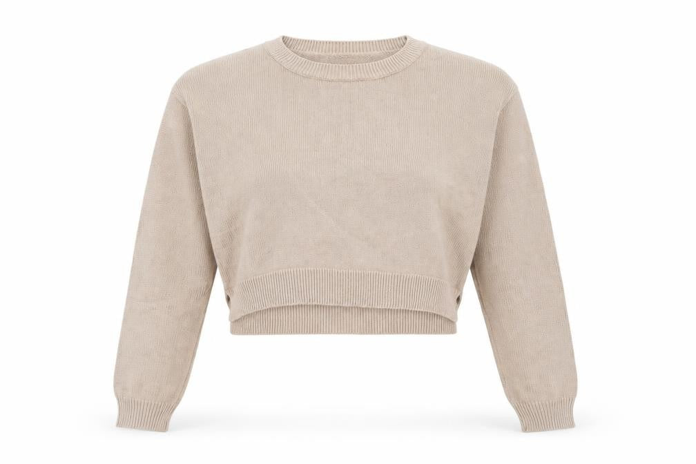 Womens UK Size M Forever 21 Beige Pullover Jumper